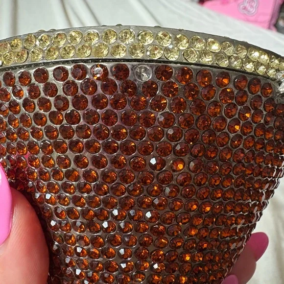 Espresso Martini Please Blinged Clutch Purse - Picture 10 of 12